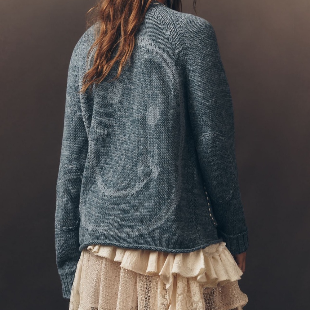Kerri Rosenthal Smiley poppy Women's cardigan